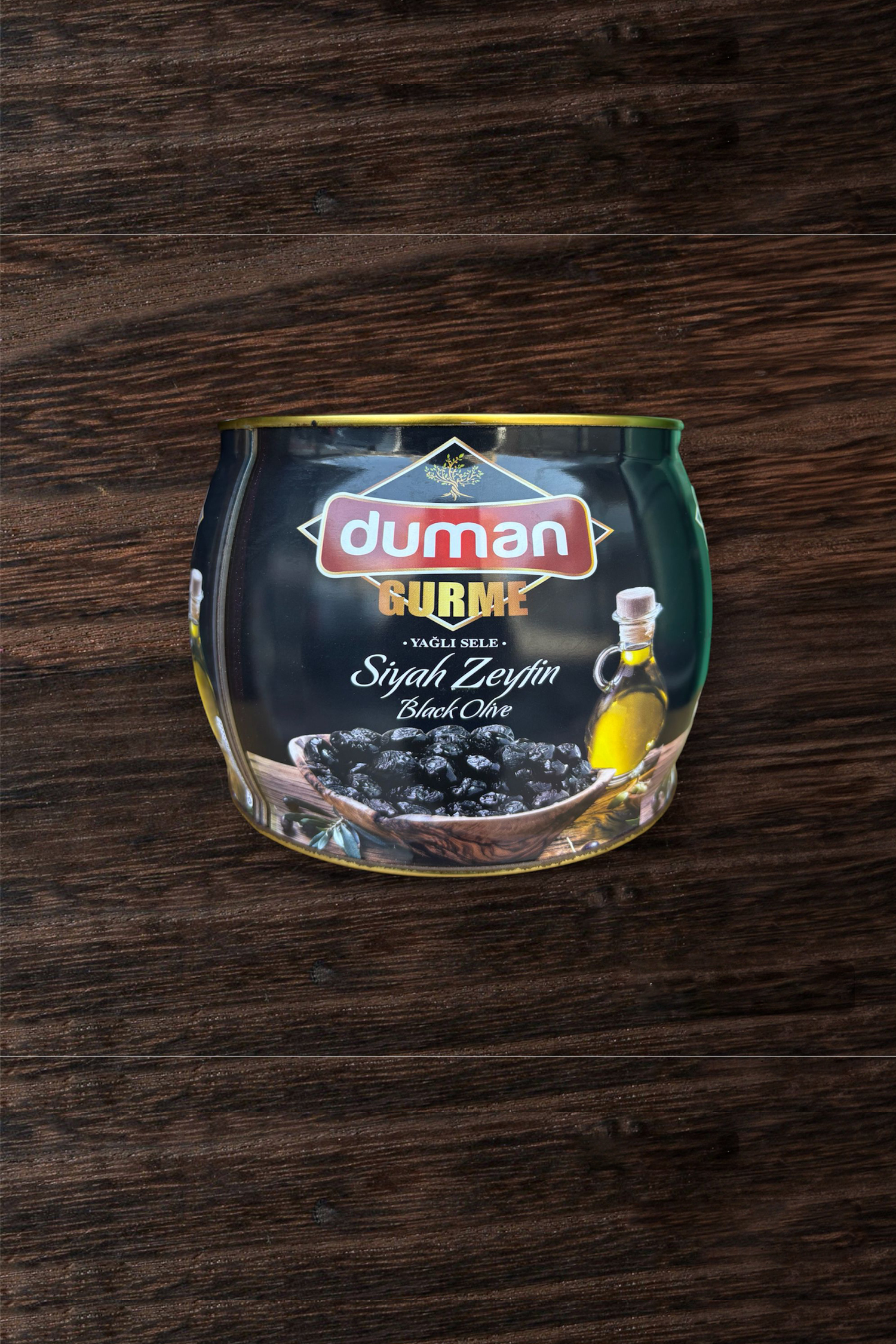 DUMAN GURME SPECİAL KAHVALTILIK GEMLİK SİYAH ZEYTİN 260-290 Kalibre 1,5 KG