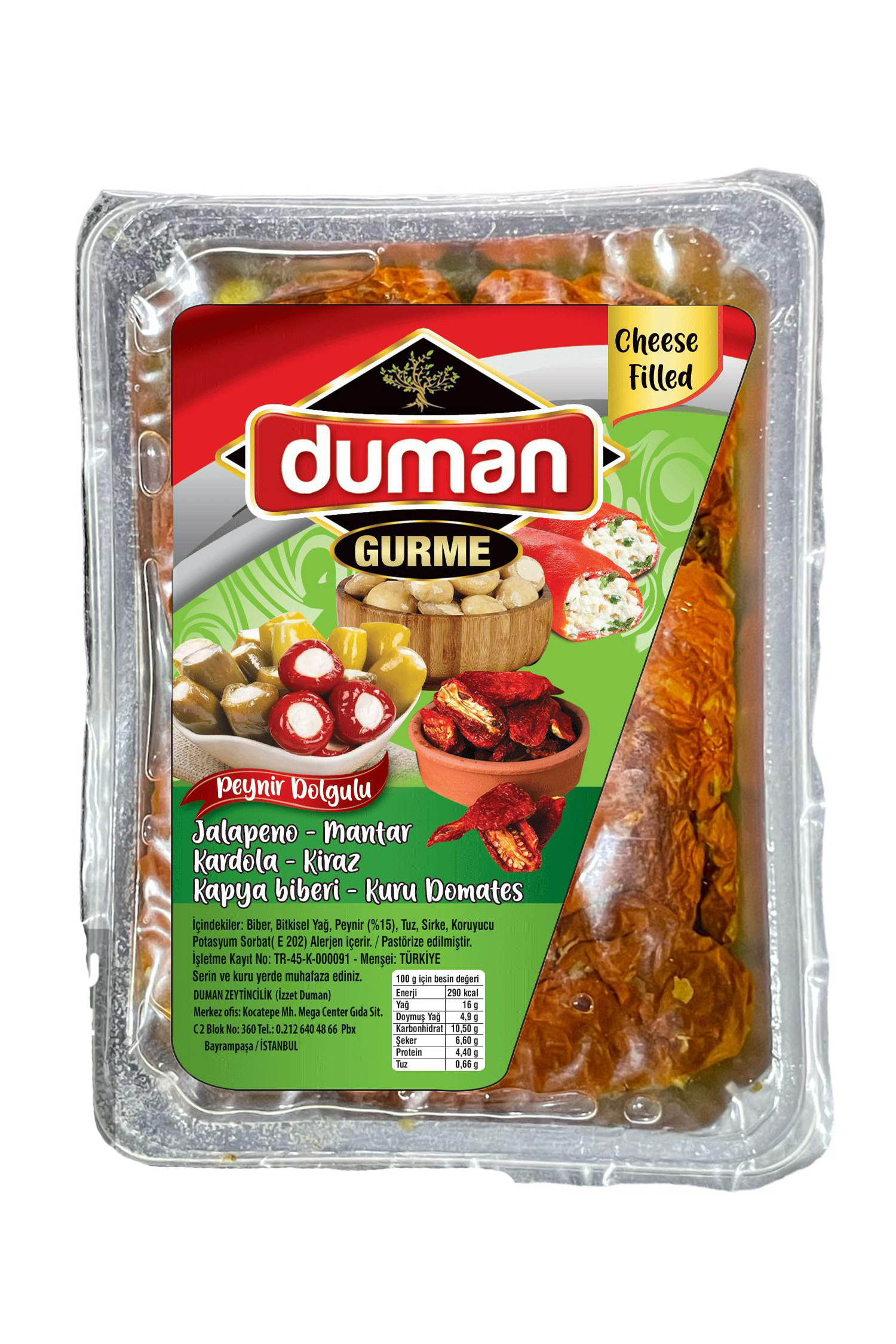 DUMAN GURME BİRİNCİ KALİTE KURU DOMATES VAKUM 200 GR